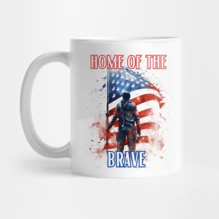 Home of The Brave - Independence Day Mug